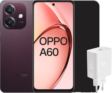 OPPO A60 128GB Paars 5G + Accessoirepakket is nooit meer leverbaar