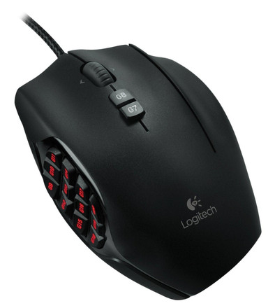 Logitech G600 MMO Gaming Mouse Zwart is nooit meer leverbaar