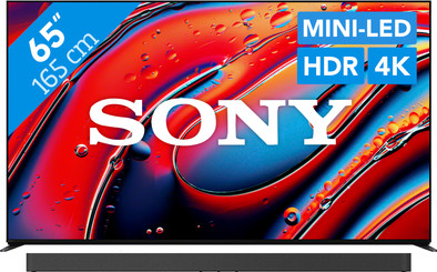 Sony 65" Bravia 9 4K QLED XR Mini-led (2024) + Sony Bravia Theatre Bar 9 is nooit meer leverbaar