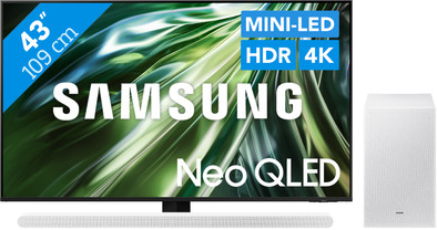 Samsung Neo QLED 4K 43QN90D (2024) + Samsung HW-S701D Wit (2024) is nooit meer leverbaar