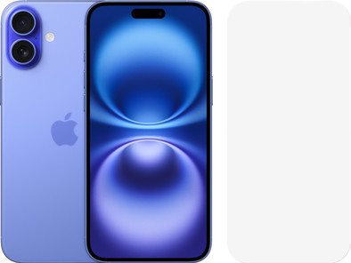 Apple iPhone 16 Plus 512GB Blauw + BlueBuilt Screenprotector Glas is nooit meer leverbaar