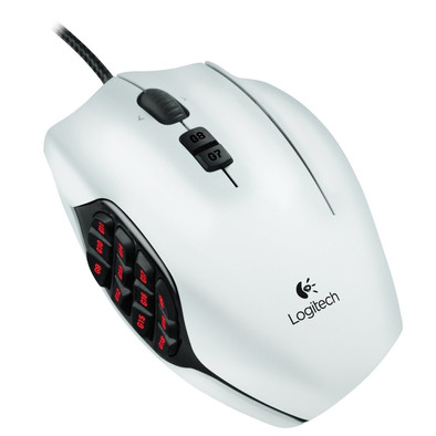 Logitech G600 MMO Gaming Mouse Wit is nooit meer leverbaar