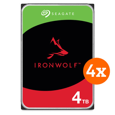 Seagate Ironwolf 4TB - 4-pack is nooit meer leverbaar