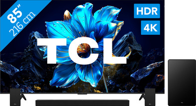 TCL 85" QLED P71K 4K (2025) + TCL Q85H PRO is nooit meer leverbaar
