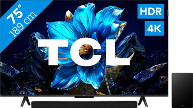 TCL 75" QLED P71K 4K (2025) + TCL Q65H is nooit meer leverbaar