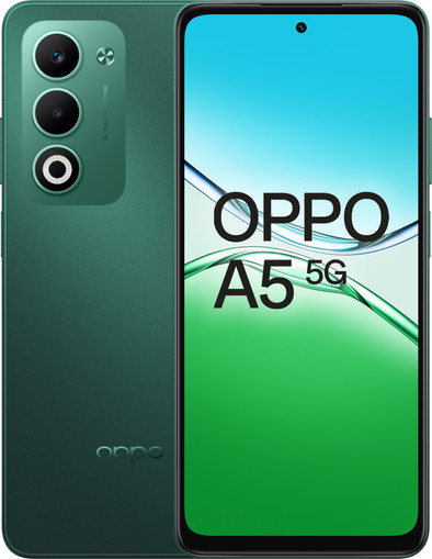 OPPO A5 128GB 5G Groen | Coolblue | Mobiele telefoons