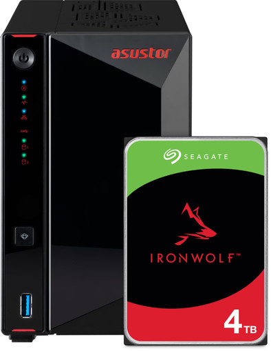 ASUSTOR AS5402T + Seagate Ironwolf 4TB is nooit meer leverbaar
