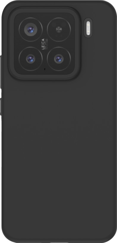 Just in Case Soft Design Xiaomi 15 Back Cover Zwart is nooit meer leverbaar