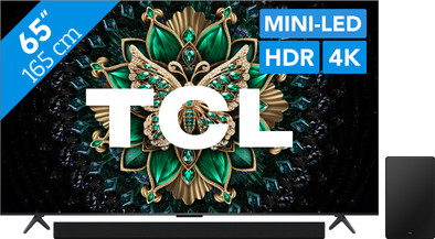 TCL 65" QD Mini-led C61K 4K (2025) + TCL Q75H is nooit meer leverbaar