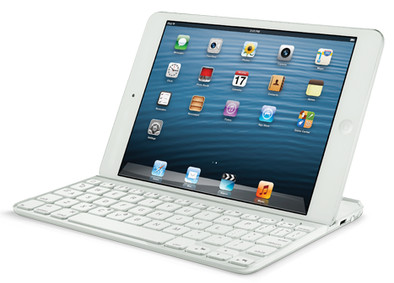 Logitech Ultrathin Keyboard Cover for iPad Mini White Azerty is nooit meer leverbaar