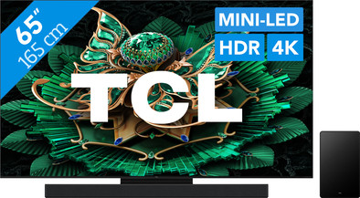 TCL 65" QD Mini-led C71K 4K (2025) + TCL Q65H is nooit meer leverbaar
