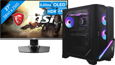 MSI MPG Infinite X3 AI 2NVZ9-231EU + MSI MPG 272URX QD-OLED is nooit meer leverbaar