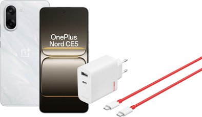 OnePlus Nord CE 5 128GB White 5G + OnePlus SuperVOOC Charger 80W with 2 Ports + USB-C Cable is no longer available