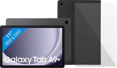 Samsung Galaxy Tab A9 Plus 11 inch 6GB/128GB Wifi Grijs + Beschermpakket is nooit meer leverbaar