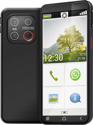 Emporia SMART.7lite Zwart 4G is nooit meer leverbaar