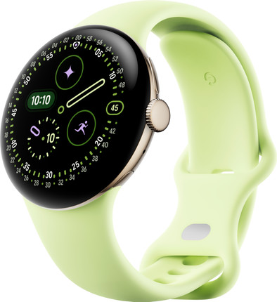 Google Pixel Watch 4 Goud/Groen 41 mm is nooit meer leverbaar