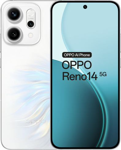 OPPO Reno 14 512GB Wit 5G is nooit meer leverbaar