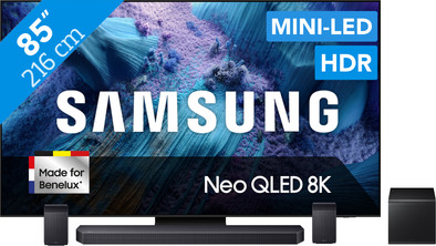 Samsung 85 inches Neo QLED QN990F 8K (2025) + Samsung HW-Q930F Black is no longer available