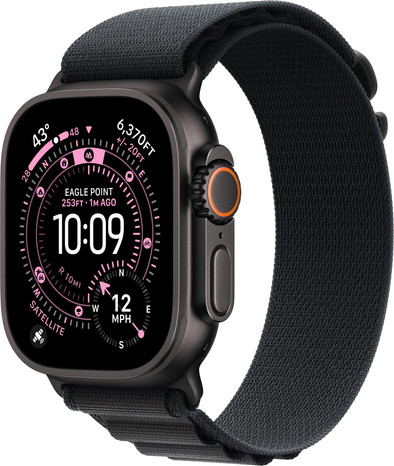 Apple Watch Ultra 3 Cellular 49mm Zwart Alpine Band S is nooit meer leverbaar
