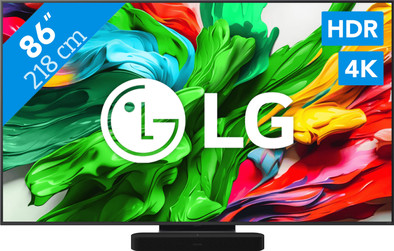 LG 86" QNED86 EVO 4K (2025) + Sonos Beam Gen2 Zwart is nooit meer leverbaar