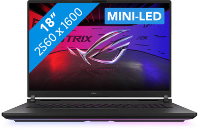 ASUS ROG Strix SCAR 18 G835LX-SA008W is nooit meer leverbaar