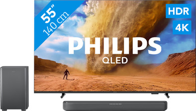 Philips 55" PUS7800 QLED 4K (2025) + Philips TAB5309 is nooit meer leverbaar