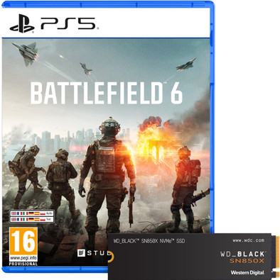 Battlefield 6 PS5 + WD_BLACK SN850X 2TB NVMe SSD is no longer available