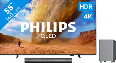Philips 55" PUS7800 QLED 4K (2025) + Philips TAB6100 is nooit meer leverbaar