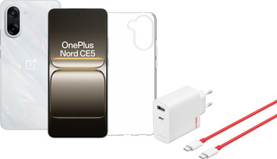 OnePlus Nord CE 5 128GB Wit 5G + Accessoirepakket is nooit meer leverbaar