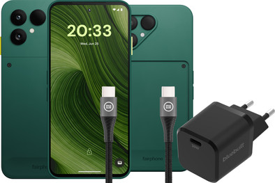 Fairphone 6 256GB Groen 5G + Compleet Accessoirepakket is nooit meer leverbaar