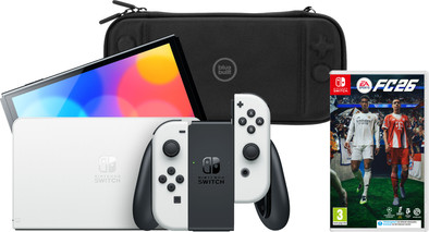 Nintendo Switch OLED White + EA Sports FC 26 + BlueBuilt Travel Case is no longer available