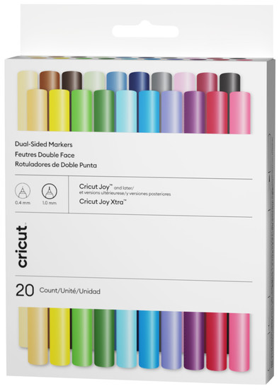 Cricut Joy Dual-Sided Markers Ultimate 20-pack is nooit meer leverbaar