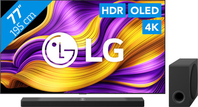 LG 77" OLED EVO G55 4K (2025) + LG DS95TR is nooit meer leverbaar