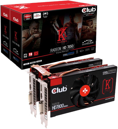 Club 3D Radeon HD 7850 royalKnights is nooit meer leverbaar