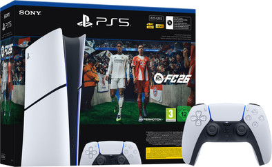 PlayStation 5 Slim Digital Edition + FC 26 + Extra Controller White is no longer available