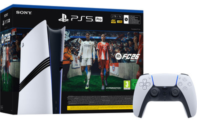 PlayStation 5 Pro Digital Edition + FC 26 + Extra Controller White is no longer available