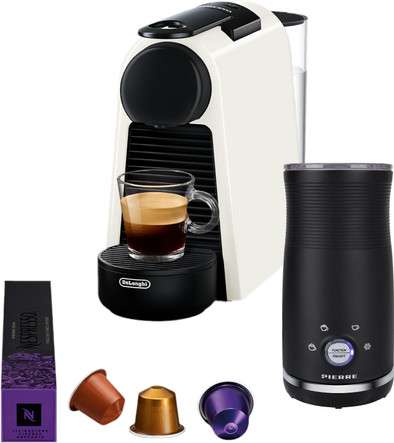 De'Longhi Nespresso Essenza Mini EN85.W + Pierre Milk Frother is no longer available