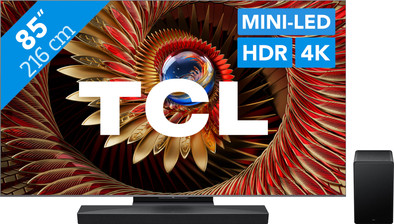 TCL 85" QD Mini-led C81K 4K (2025) + TCL Q65H is nooit meer leverbaar