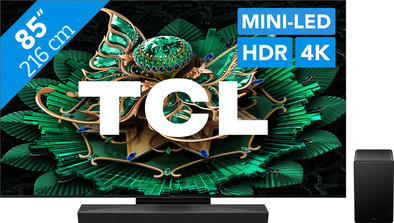 TCL 85" QD Mini-led C71K 4K (2025) + TCL Q65H is nooit meer leverbaar