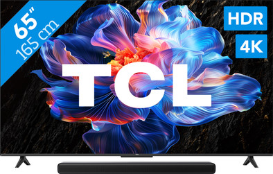 TCL 65" Led P61K 4K (2025) + TCL S45H 2.0 Soundbar is nooit meer leverbaar
