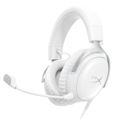 HyperX Cloud III Wired Gaming Headset - Wit (PC, PS5, Xbox Series X/S) is nooit meer leverbaar