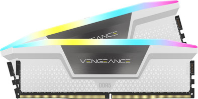 Corsair Vengeance RGB Wit 32GB (2x16GB) DDR5 DIMM 5600MT/s CL40 XMP is nooit meer leverbaar