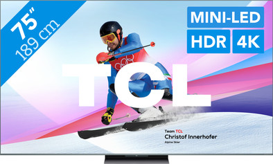 TCL 75" QD Mini-led C9K 4K (2025) is nooit meer leverbaar