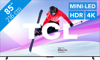 TCL 85" QD Mini-led X11K 4K (2025) is nooit meer leverbaar