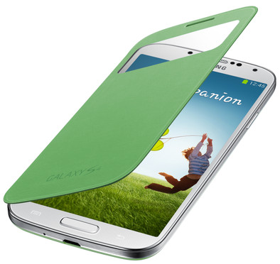 Samsung Galaxy S4 S View Cover Groen is nooit meer leverbaar