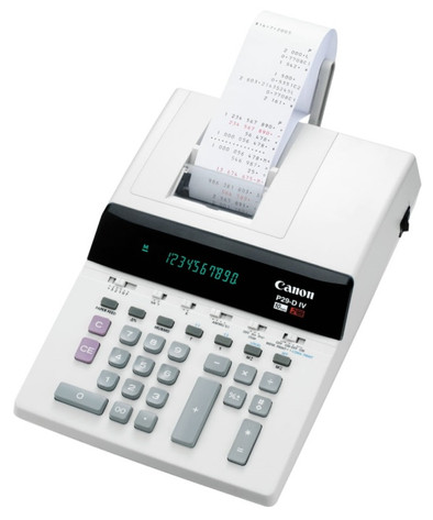 Canon P29DIV print rekenmachine is nooit meer leverbaar