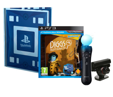 Diggs Nightcrawler + Wonderbook + PS Move Starter Pack PS3 is nooit meer leverbaar