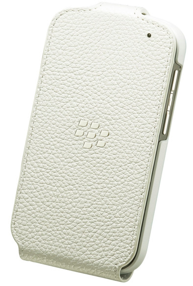 BlackBerry Q10 Leather Flip Shell White is nooit meer leverbaar
