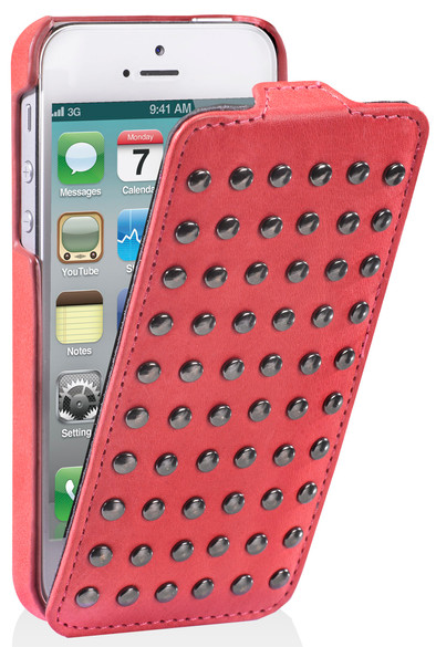 Decoded Flip Case With Studs Apple iPhone 4&#x2F;4S Roze is nooit meer leverbaar