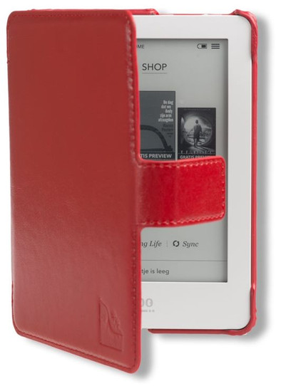 Gecko Kobo Glo HD Slimfit Case Rood is nooit meer leverbaar